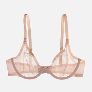 CUUP Plunge Bra in Blush 36D